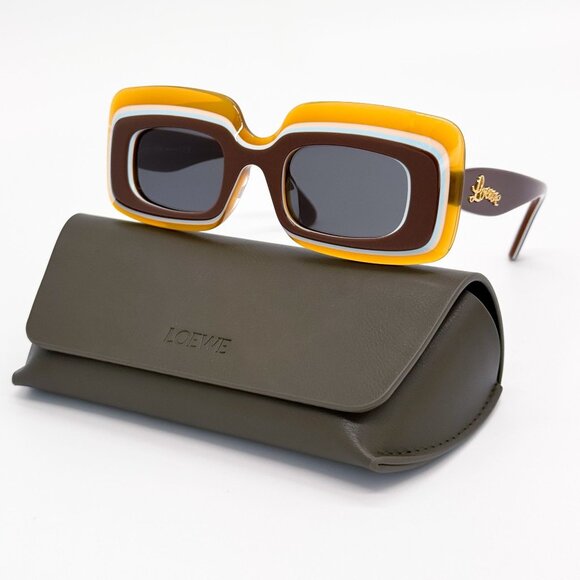NEW LW40139U 47A, LOEWE SQUAER UNISEX SUNGLASSES LOEWE main image 5